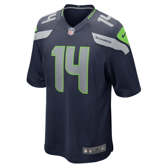 Zdjęcie produktu Męska koszulka meczowa do futbolu amerykańskiego NFL Seattle Seahawks (DK Metcalf) - Niebieski Nike