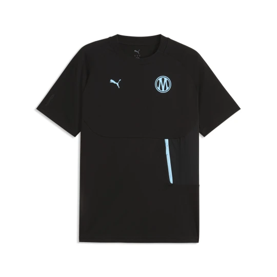 Zdjęcie produktu MÄ™ska koszulka Olympique de Marseille PUMATECH z kieszeniÄ…, Akcesoria, Czarny