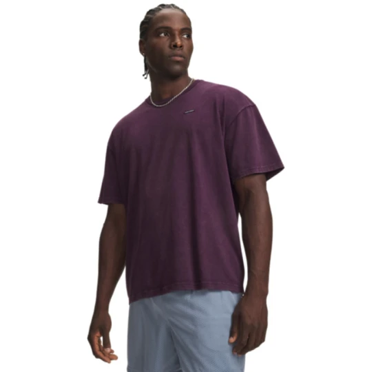 Zdjęcie produktu Męski t-shirt oversize Under Armour UA M HWT OS WASH SS - fioletowy