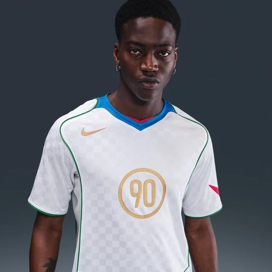 Zdjęcie produktu Męska koszulka piłkarska Dri-FIT Nike Total 90 - Biel