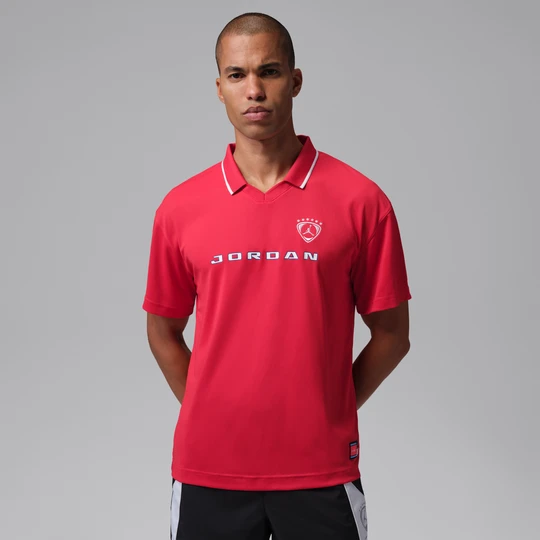 Zdjęcie produktu Męska koszulka piłkarska Jordan Brooklyn - Czerwony
