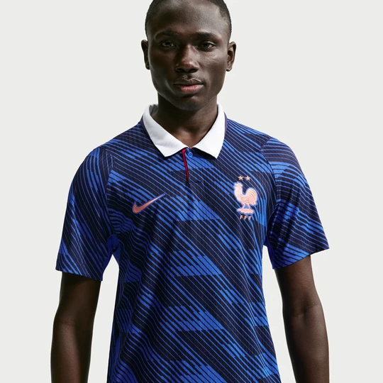 Zdjęcie produktu Męska koszulka piłkarska Nike Aero-FIT reprezentacja Francji Match 2026 (wersja domowa) - Niebieski