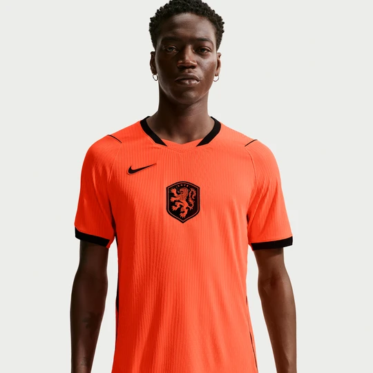Zdjęcie produktu Męska koszulka piłkarska Nike Aero-FIT reprezentacja Holandii Match 2026 (wersja domowa) - Pomarańczowy