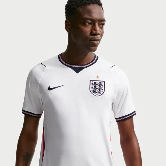 Zdjęcie produktu Koszulka piłkarska męska Nike Dri-FIT reprezentacja Anglii Stadium 2026 (wersja domowa) - Biel