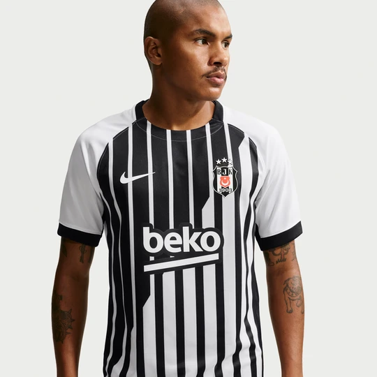 Zdjęcie produktu Męska koszulka piłkarska Nike Dri-FIT Beşiktaş J.K. 2026 / 27 (wersja wyjazdowa) – replika - Biel