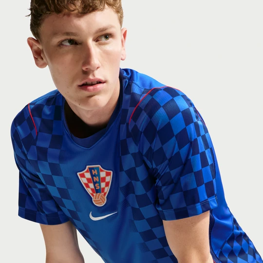 Zdjęcie produktu Męska koszulka piłkarska Nike Dri-FIT Chorwacja Stadium 2026 (wersja wyjazdowa) – replika - Niebieski