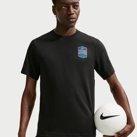 Zdjęcie produktu Męska koszulka piłkarska Nike Dri-FIT FC Barcelona Primary (wersja trzecia) - Czerń
