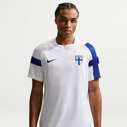 Zdjęcie produktu Męska koszulka piłkarska Nike Dri-FIT Finlandia Stadium 2026 (wersja domowa) – replika - Biel