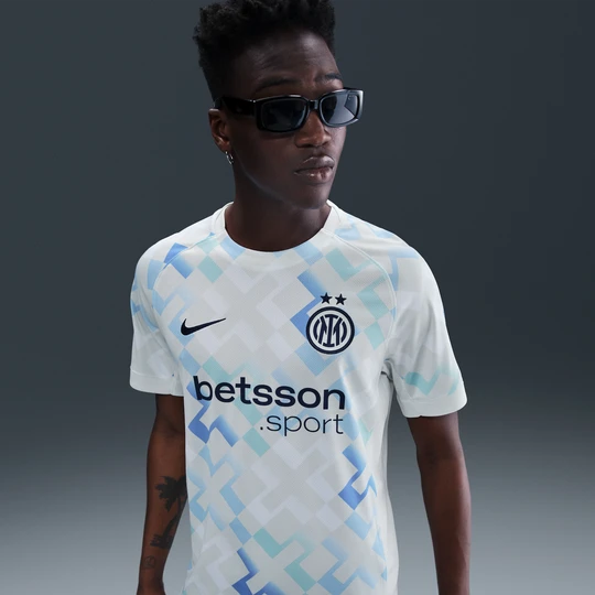 Zdjęcie produktu Męska koszulka piłkarska Nike Dri-FIT Inter Mediolan Stadium 2025/26 (wersja wyjazdowa) – replika - Niebieski