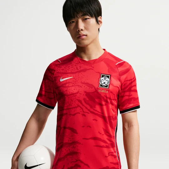 Zdjęcie produktu Męska koszulka piłkarska Nike Dri-FIT Korea Stadium 2026 (wersja domowa) – replika - Czerwony