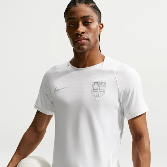 Zdjęcie produktu Męska koszulka piłkarska Nike Dri-FIT Norwegia Stadium 2026 (wersja trzecia) – replika - Biel