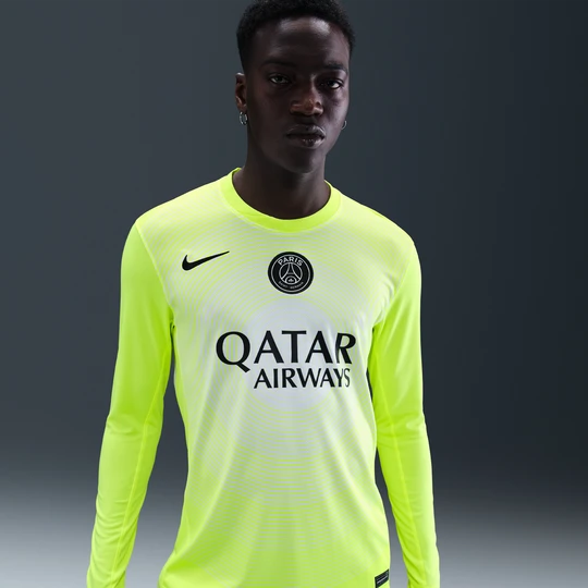 Zdjęcie produktu Męska koszulka piłkarska Nike Dri-FIT Paris Saint-Germain Goalkeeper Stadium 2025 / 26 (wersja trzecia) – replika - Żółty