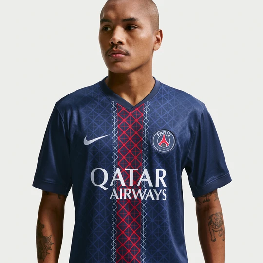 Zdjęcie produktu Męska koszulka piłkarska Nike Dri-FIT Paris Saint-Germain Stadium 2025/26 (wersja domowa) – replika - Niebieski