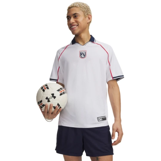 Zdjęcie produktu Męska koszulka piłkarska Under Armour UA 96 Terrace Country - biała