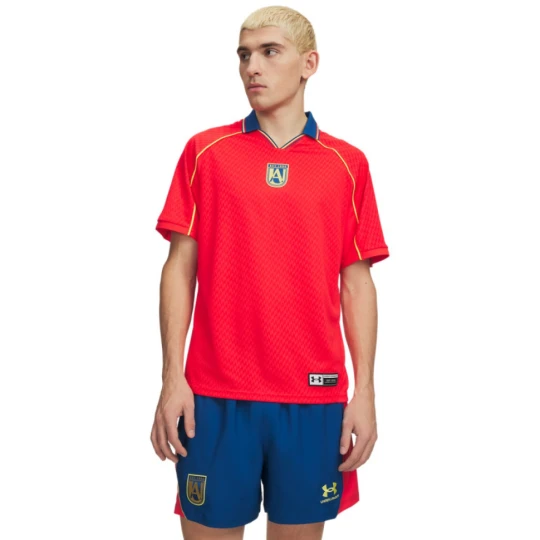 Zdjęcie produktu Męska koszulka piłkarska Under Armour UA 96 Terrace Country - czerwona