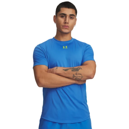 Zdjęcie produktu Męska koszulka piłkarska Under Armour UA M Challenger Pro SS - niebieska