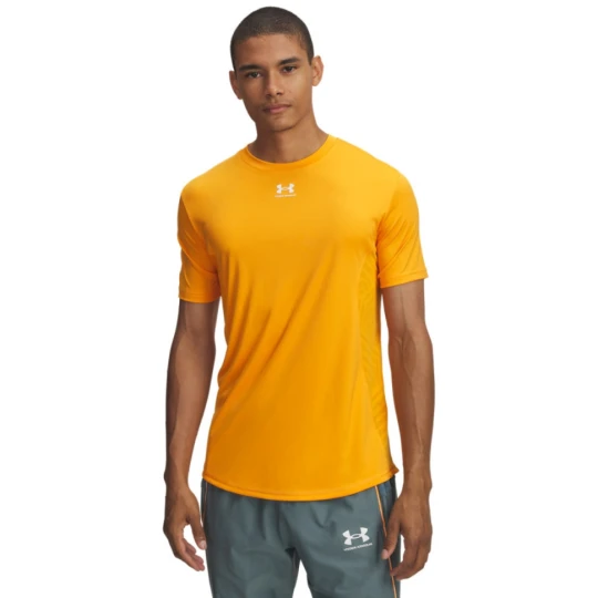 Zdjęcie produktu Męska koszulka piłkarska Under Armour UA M Challenger Pro SS - pomarańczowa