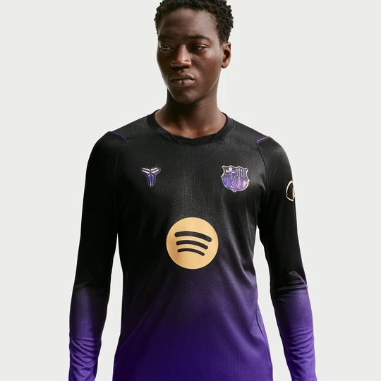 Zdjęcie produktu Męska koszulka piłkarska z długim rękawem Kobe Dri-FIT FC Barcelona Stadium 2026 / 27 (wersja wyjazdowa) – replika - Fiolet Nike