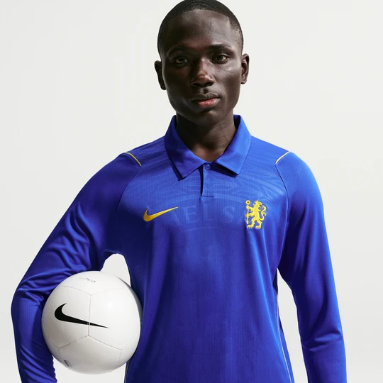 Zdjęcie produktu Męska koszulka piłkarska z długim rękawem Nike Dri-FIT Chelsea F.C. Stadium 2026 / 27 (wersja domowa) – replika - Niebieski