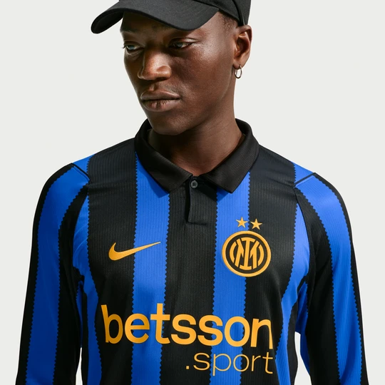 Zdjęcie produktu Męska koszulka piłkarska z długim rękawem Nike Dri-FIT Inter Mediolan Stadium 2026/27 (wersja domowa) – replika - Niebieski