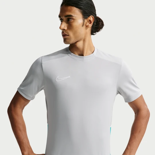 Zdjęcie produktu Męska koszulka piłkarska z krótkim rękawem Dri-FIT Nike Academy - Szary