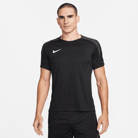 Zdjęcie produktu Męska koszulka piłkarska z krótkim rękawem Dri-FIT Nike Strike - Czerń