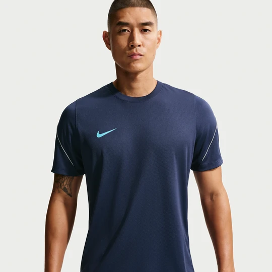 Zdjęcie produktu Męska koszulka piłkarska z krótkim rękawem Dri-FIT Nike Strike - Niebieski
