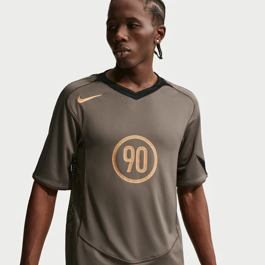 Zdjęcie produktu Męska koszulka piłkarska z krótkim rękawem Dri-FIT Nike Total 90 - Brązowy
