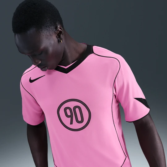 Zdjęcie produktu Męska koszulka piłkarska z krótkim rękawem Dri-FIT Nike Total 90 - Różowy