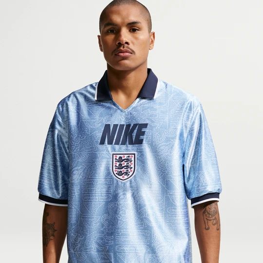 Zdjęcie produktu Męska koszulka piłkarska z krótkim rękawem Nike Dri-FIT Anglia Energy - Niebieski
