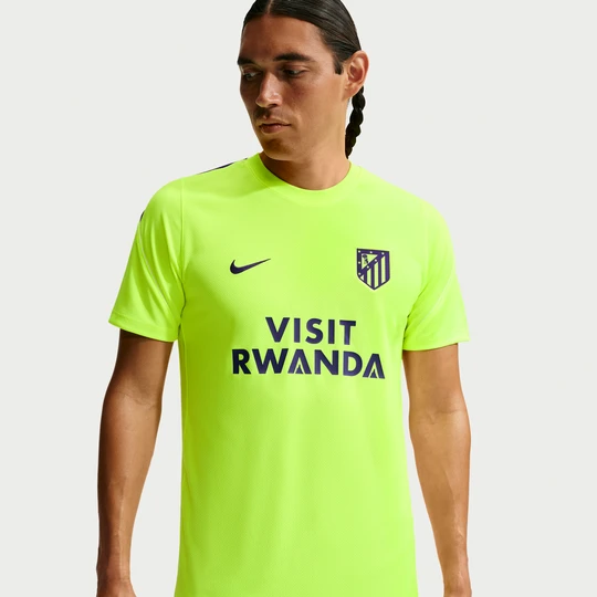 Zdjęcie produktu Męska koszulka piłkarska z krótkim rękawem Nike Dri-FIT Atlético Madryt Strike - Żółty