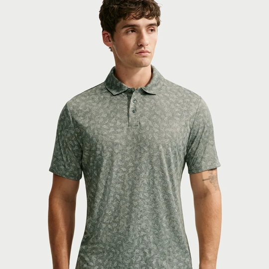 Zdjęcie produktu Męska koszulka polo do golfa Dri-FIT Grass Print Nike Par - Zieleń
