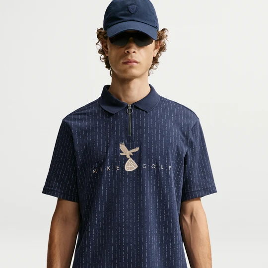 Zdjęcie produktu Męska koszulka polo do golfa Dri-FIT Nike Fairway Fresh - Niebieski