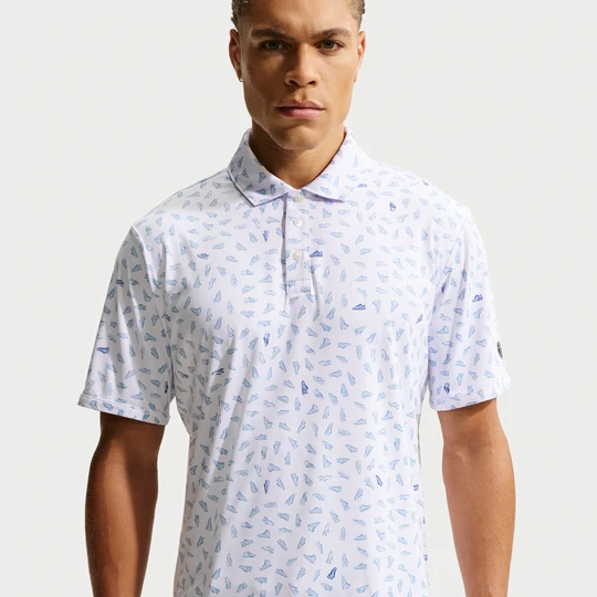 Zdjęcie produktu Męska koszulka polo do golfa Dri-FIT Nike Par - Biel