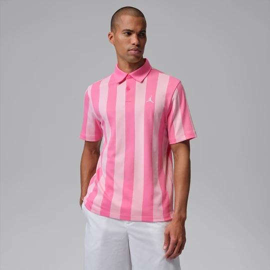 Zdjęcie produktu Męska koszulka polo do golfa Dri-FIT z nadrukiem Jordan Sport - Różowy