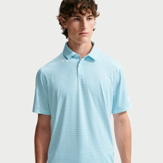 Zdjęcie produktu Męska koszulka polo do golfa Dri-FIT z nadrukiem Nike Velocity - Biel