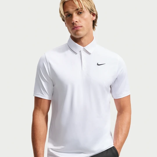 Zdjęcie produktu Męska koszulka polo do golfa z logo na klatce piersiowej Dri-FIT Nike Velocity - Biel