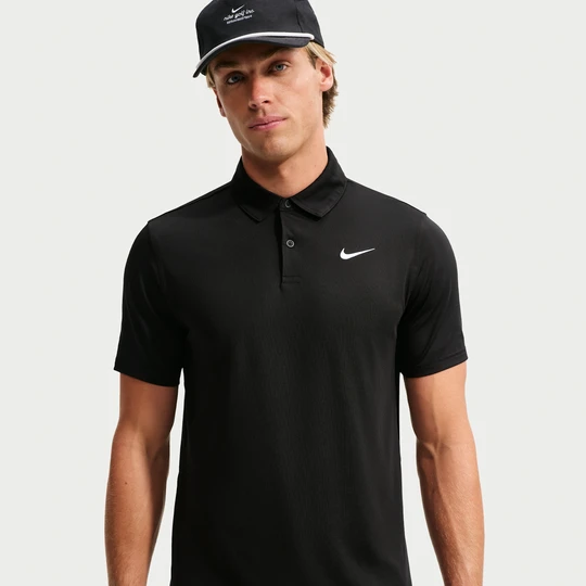 Zdjęcie produktu Męska koszulka polo do golfa z logo na klatce piersiowej Dri-FIT Nike Velocity - Czerń