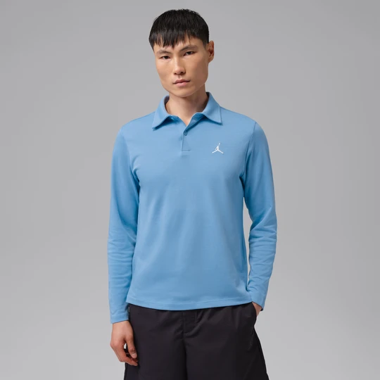 Zdjęcie produktu Męska koszulka polo do golfa z długim rękawem Dri-FIT Jordan Sport - Niebieski