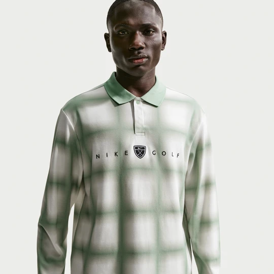 Zdjęcie produktu Męska luźna koszulka polo do golfa z długim rękawem Dri-FIT Nike Fairway Fresh - Zieleń