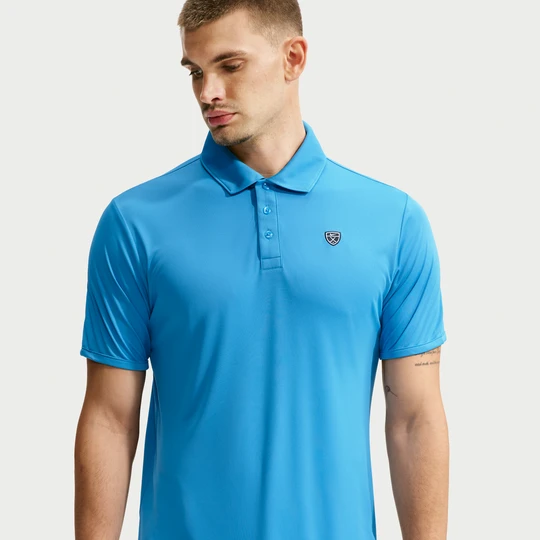 Zdjęcie produktu Męska koszulka polo do golfa z logo na klatce piersiowej Dri-FIT Nike Par - Niebieski