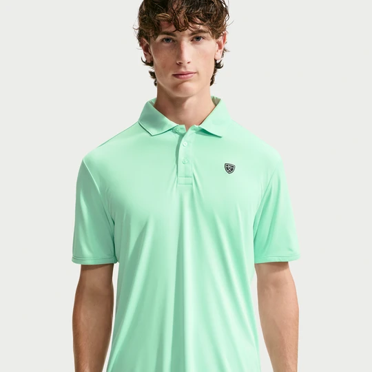 Zdjęcie produktu Męska koszulka polo do golfa z logo na klatce piersiowej Dri-FIT Nike Par - Zieleń