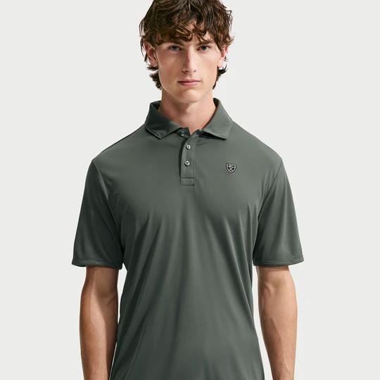 Zdjęcie produktu Męska koszulka polo do golfa z logo na klatce piersiowej Dri-FIT Nike Par - Zieleń
