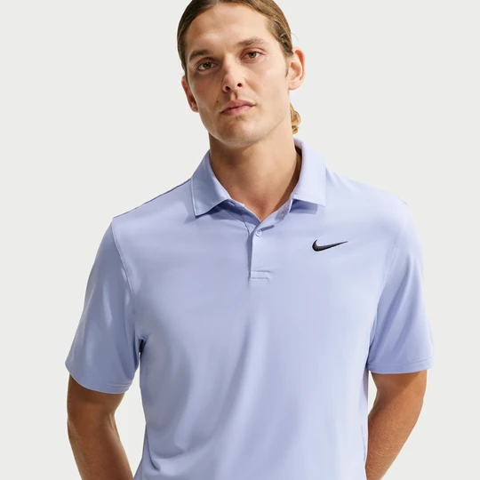 Zdjęcie produktu Męska koszulka polo do golfa z logo na klatce piersiowej Dri-FIT Nike Velocity - Fiolet