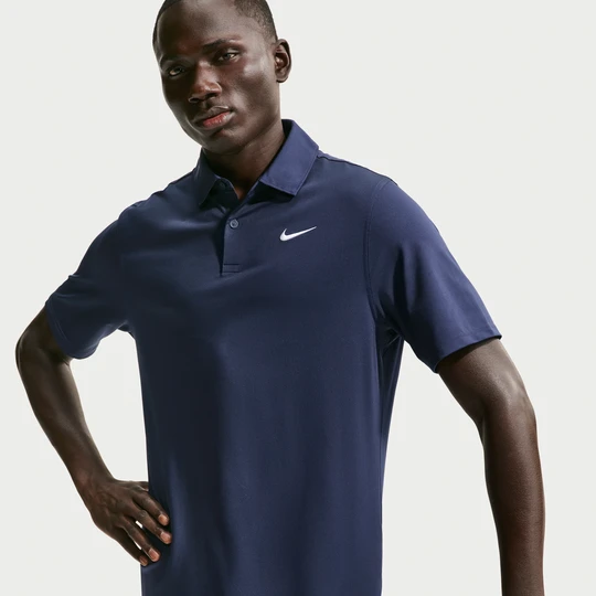 Zdjęcie produktu Męska koszulka polo do golfa z logo na klatce piersiowej Dri-FIT Nike Velocity - Niebieski