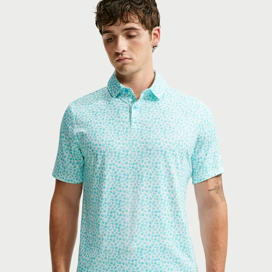 Zdjęcie produktu Męska koszulka polo do golfa z mikronadrukiem Dri-FIT Nike Velocity - Niebieski