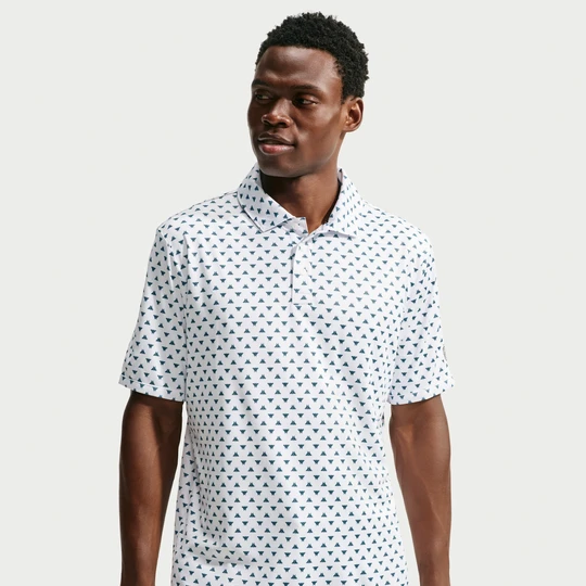 Zdjęcie produktu Męska koszulka polo do golfa z nadrukiem Dri-FIT Nike Par - Biel