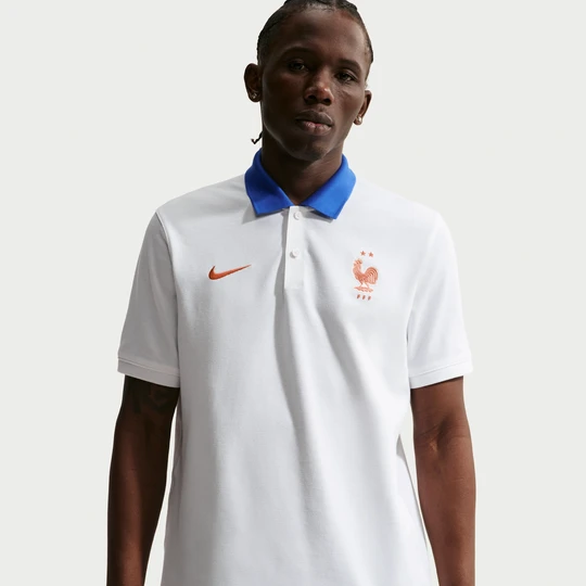 Zdjęcie produktu Męska koszulka polo do piłki nożnej Nike Dri-FIT FFF The Nike Polo - Biel