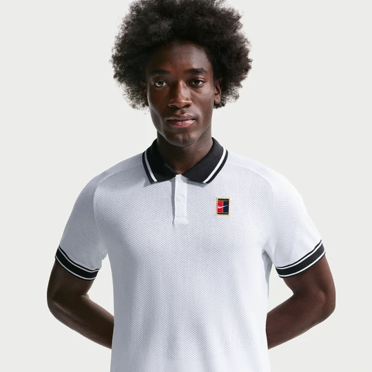 Zdjęcie produktu Męska koszulka polo do tenisa NikeCourt Heritage - Biel