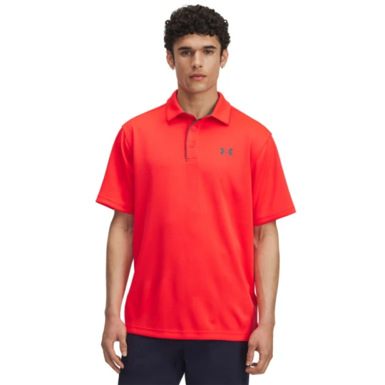 Zdjęcie produktu Męska koszulka polo Under Armour Tech Polo - czerwona